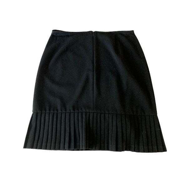 Pantology Pencil Skirt Solid Black Knee Length Misses Womens Size 12 Work Career - Picture 2 of 8